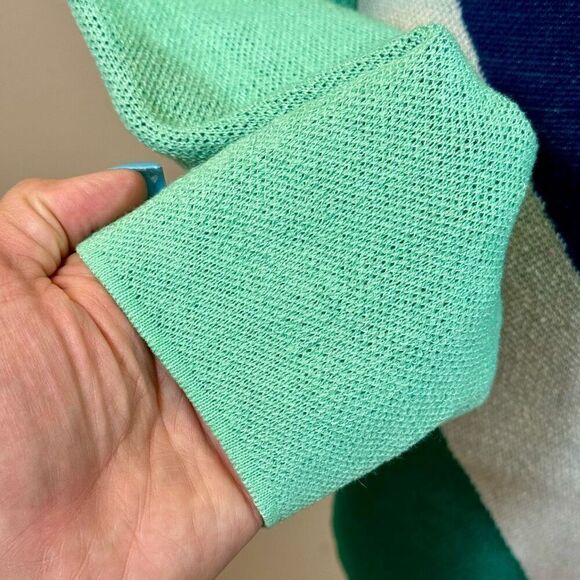 NWOT Dee Elly Mod Bold Green Versatile Mock Neck Mini Dress Women's Large - Picture 4 of 12